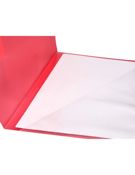 Carpeta liderpapel dossier a4 uñero color rojo