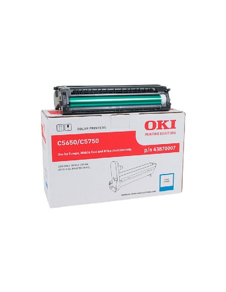 Tambor oki c5650/5750 cian 20000 paginas