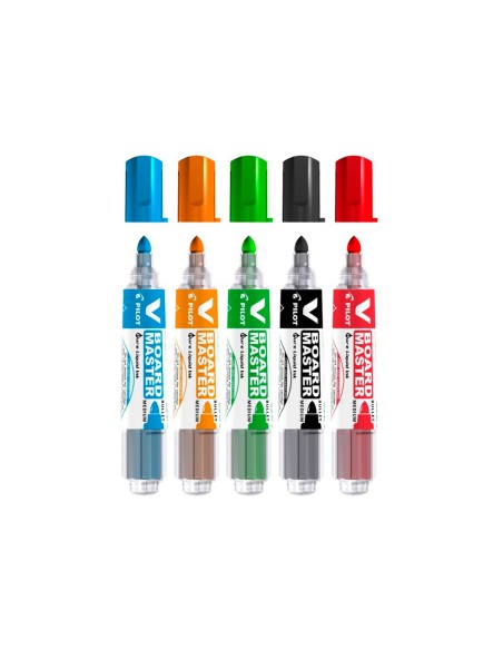 Rotulador pilot v board master para pizarra blanca azul tinta liquida trazo 2,3mm
