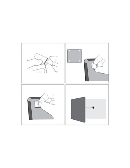 Planificador semanal nobo magnetico + tablero corcho horizontal con marco de aluminio 585x190 mm