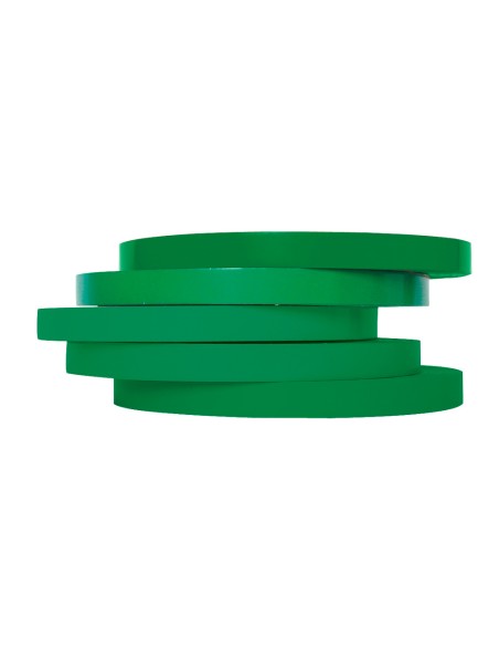 Cinta adhesiva q-connect 66 m x 9 mm verde para cerrar bolsas