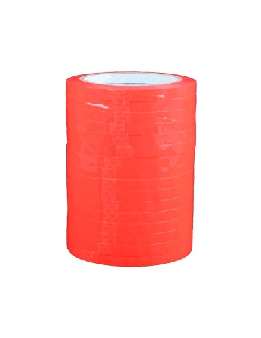 Cinta adhesiva q-connect 66 m x 9 mm roja para...