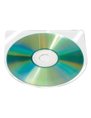Funda autoadhesiva para cd q-connect sin solapa...
