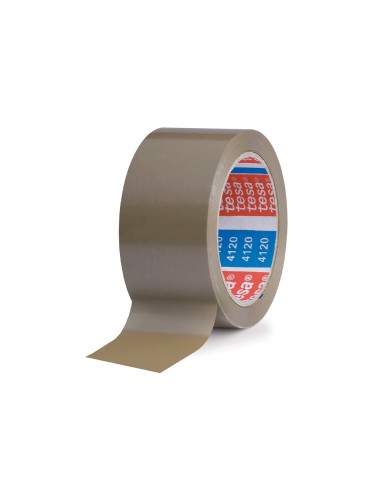 Cinta adhesiva tesa pvc color marron 66 m x 50...