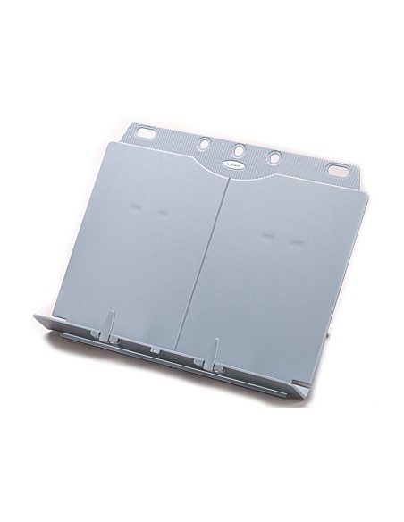 Atril fellowes para libros plastico gris medidas 244x295x50 mm
