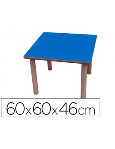 Mesa madera mobetuc t1 cuadrada con tapa...