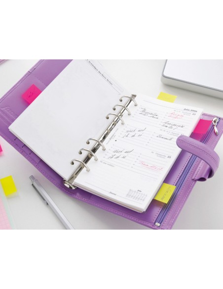 Banderitas separadoras q-connect rojas dispensador de 50 unidades