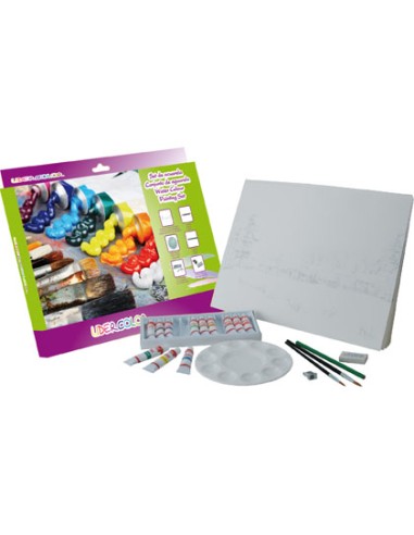 Set acuarela liderpapel contiene 10 laminas...