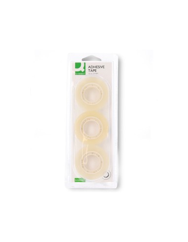 Cinta adhesiva q-connect 33 m x 19 mm blister...