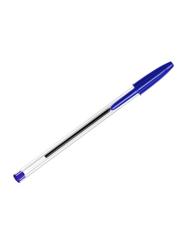 Boligrafo bic cristal original tinta azul bolsa...