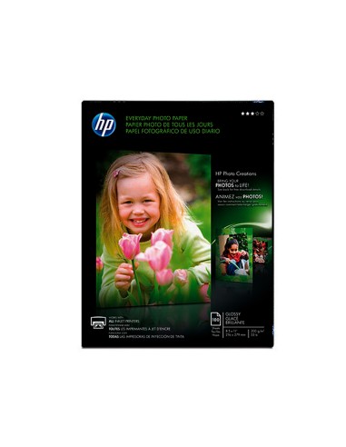 Papel fotografico hp din a4 semi glossy 200 gr...