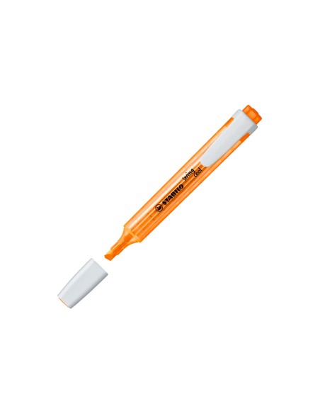 Rotulador stabilo marcador fluorescente swing cool naranja