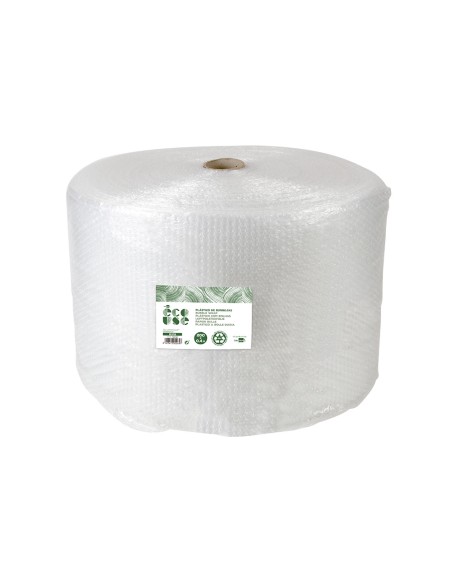 Plastico burbuja liderpapel ecouse 0.40x200m 30% de plastico reciclado