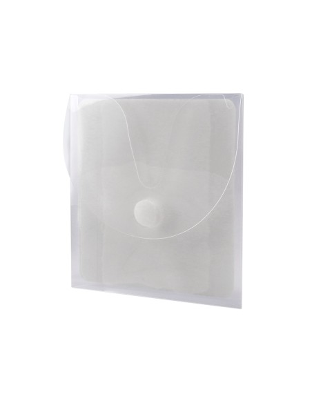 Sobre para cd q-connect polipropileno autoadhesivo convelcro-bolsa con 5 unidades-