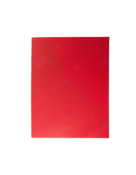 Carton ondulado liderpapel 50 x 70cm 320 g rojo