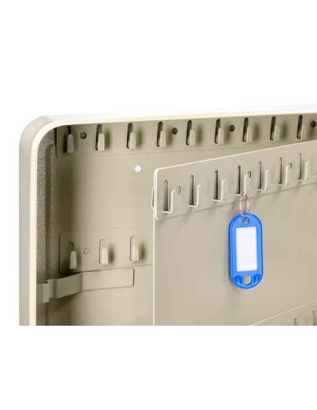 Armario metalico portallaves q-connect 370x280x80 mm para 140 llaves