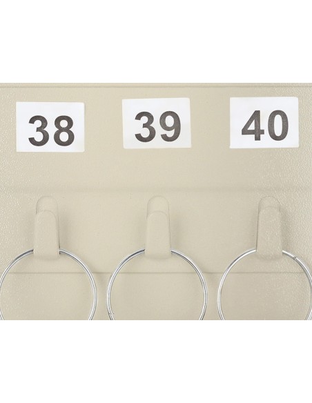 Armario metalico portallaves q-connect 370x280x80 mm para 140 llaves