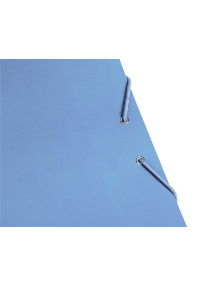 Carpeta liderpapel gomas folio 3 solapas carton plastificado colores pasteles surtidos