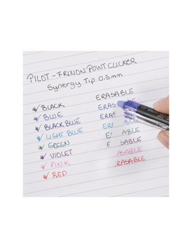 Boligrafo pilot frixion point clicker borrable...
