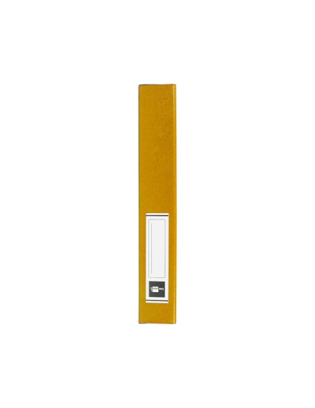 Carpeta proyectos liderpapel folio lomo 50mm carton gofrado amarilla