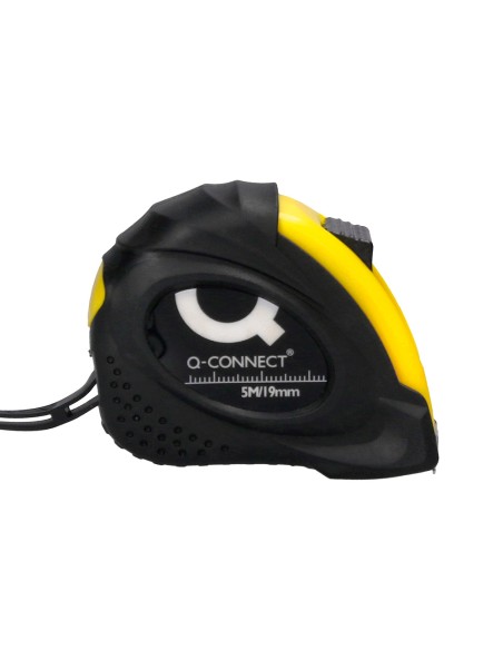 Flexometro q-connect con freno material antichoque 19 mm de ancho longitud 5 m