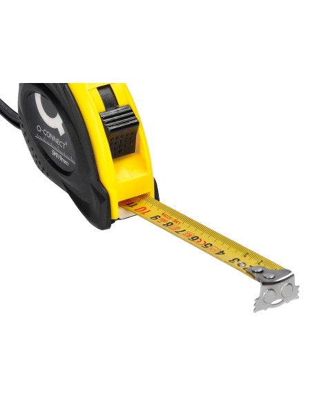Flexometro q-connect con freno material antichoque 19 mm de ancho longitud 5 m