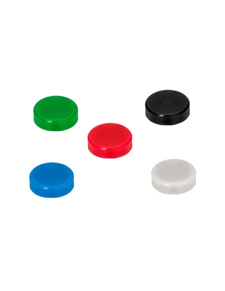 Iman para sujecion q-connect ideal para pizarras magneticas35 mm colores surtidos caja de 10 unidades