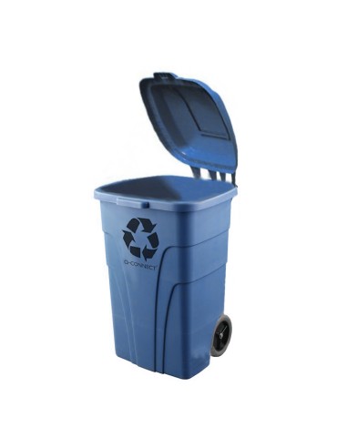 Papelera contenedor q-connect plastico con...
