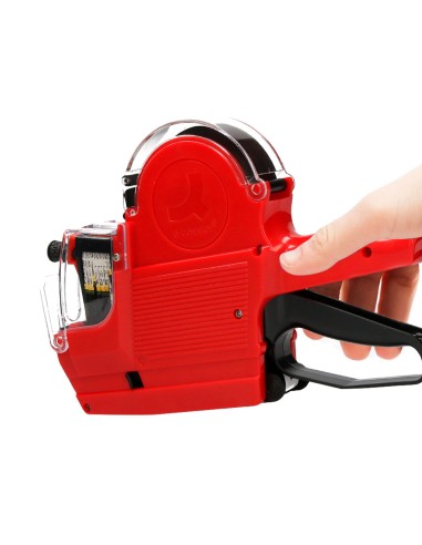 Etiquetadora q-connect 2 rodillo 10 digitos