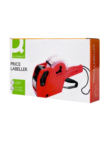 Etiquetadora q-connect 1 rodillo 8 digitos