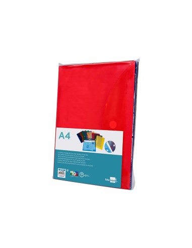 Carpeta liderpapel dossier a4 cierre de velcro...