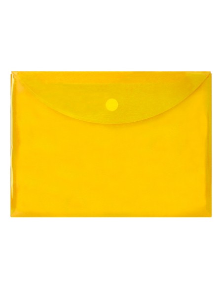 Carpeta liderpapel dossier a4 cierre de velcro amarilla