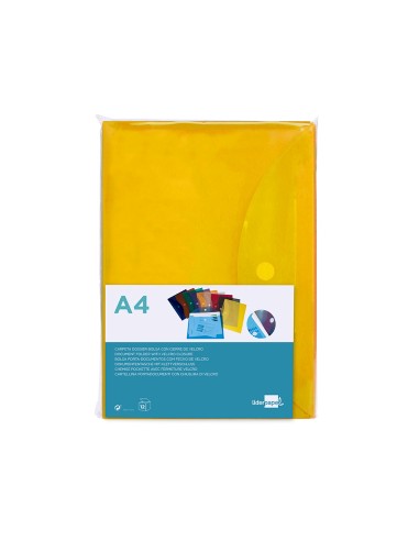 Carpeta liderpapel dossier a4 cierre de velcro...