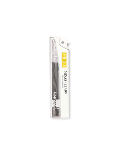 Minas liderpapel grafito 0,5 mm hb tubo de 12...