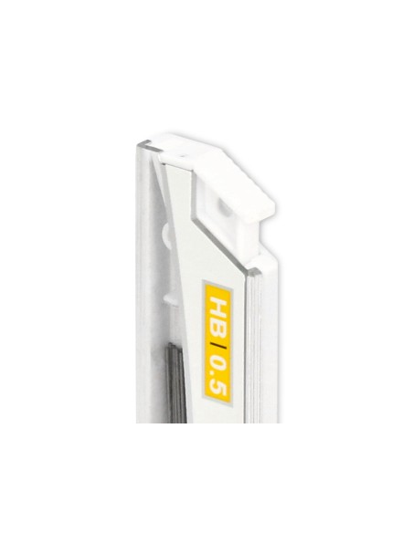 Minas liderpapel grafito 0,5 mm hb tubo de 12 minas longitud 60 mm