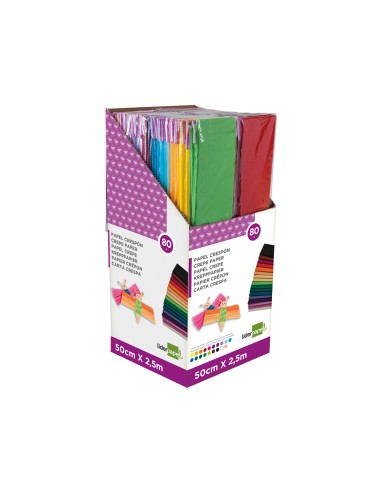 Papel crespon liderpapel 0.50 x 2.50 m...