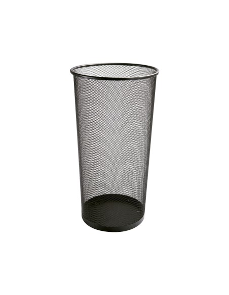 Paraguero metalico q-connect kf00829 rejilla negro 26,5 diametro x 50 cm