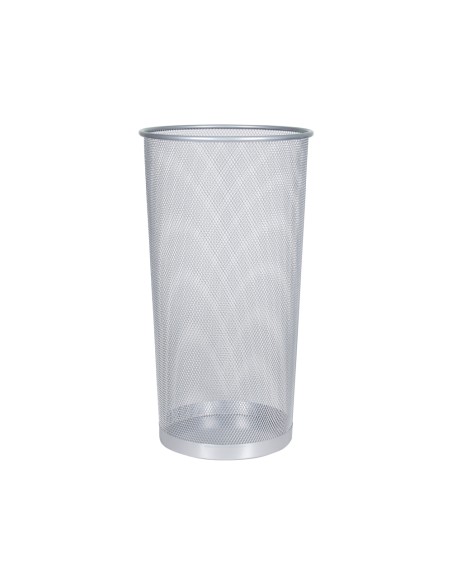 Paraguero metalico q-connect kf00828 rejilla plata 26,5 diametro x 50 cm