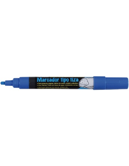 Rotulador artline pizarra verde negra epw-4-az color azul bolsa de 4 unidades
