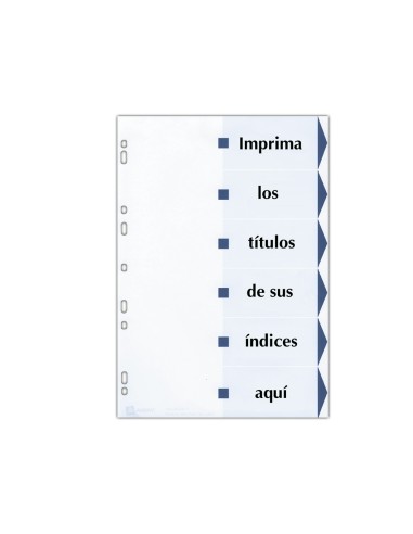 Separador avery cartulina din a4 12 pestañas...