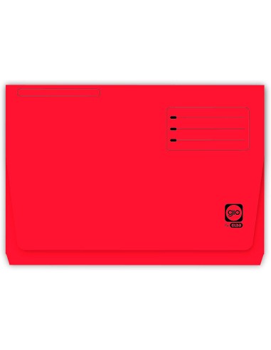 Subcarpeta cartulina gio folio pocket rojo con...