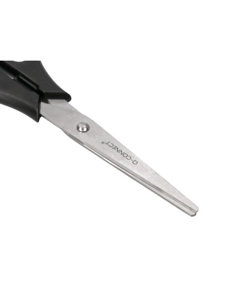 Tijera oficina q-connect inoxidable 7\" 17 cm en blister