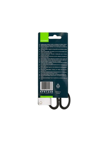 Tijera oficina q-connect inoxidable 7\" 17 cm...