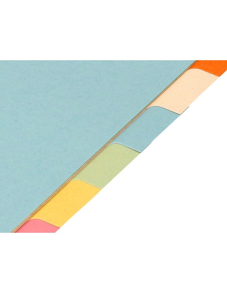 Separador q-connect cartulina juego de 12 separadores din a4 multitaladro