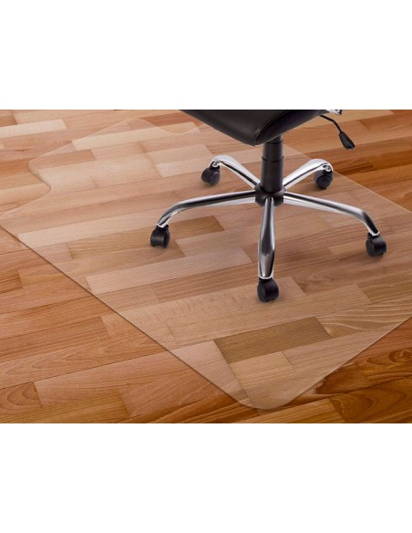 Alfombrilla para suelo q-connect pvc protectora de suelos 1150x1340 mm grosor 2 mm