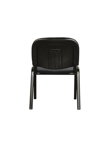 Silla confidente q-connect apilable tapizada...