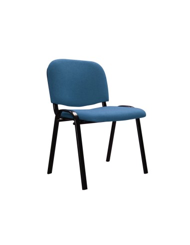 Silla confidente q-connect apilable tapizada...