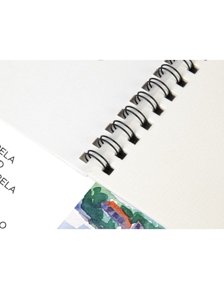 Bloc dibujo liderpapel acuarela espiral 297x420mm 10 hojas 300g/m2 sin recuadro