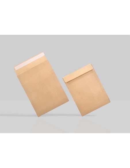 Sobre liderpapel bolsa n.4 kraft salarios 132x187 mm tira de silicona caja de 500 unidades