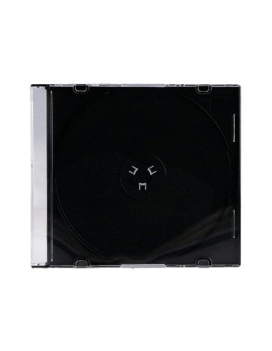 Caja de cd q-connect slim -con interior negro...